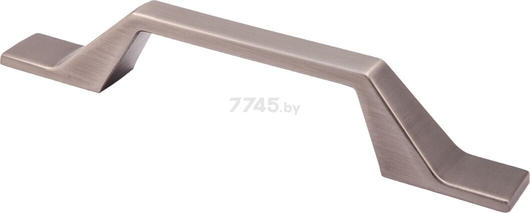 Ручка мебельная скоба AKS Amber-128 шлифованный никель (56806)